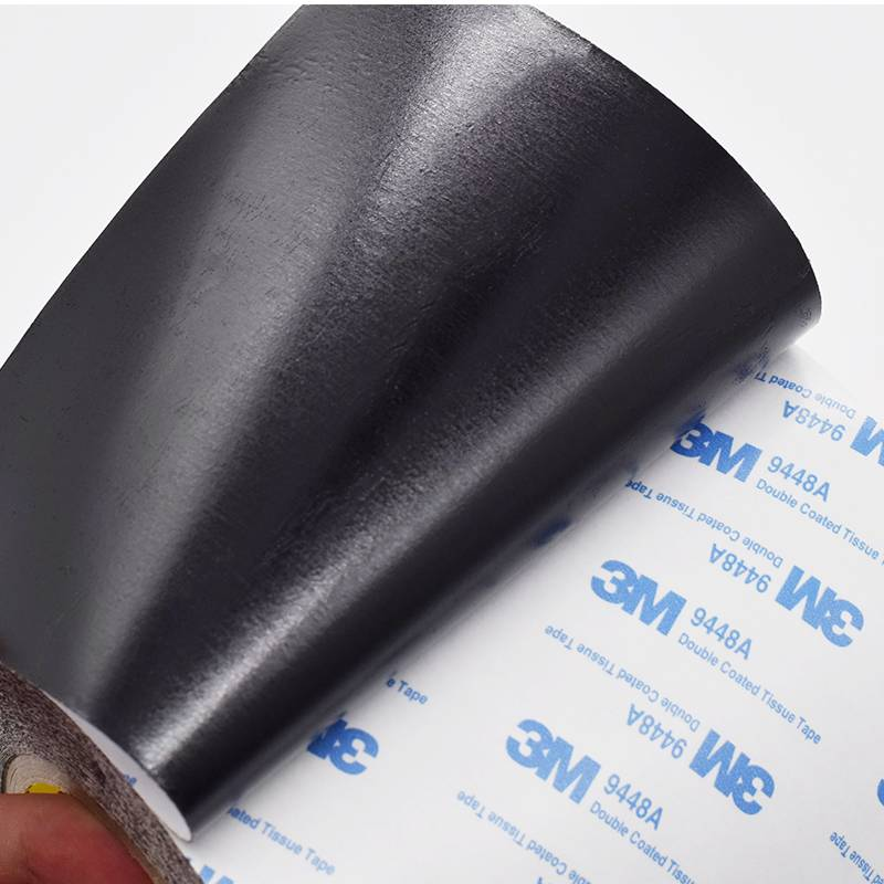 3M9448AB黑色棉纸双面胶参数_遮光低残胶防水铭牌模切胶带深圳现货